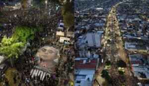 Una despedida multitudinaria: miles de personas homenajearon al Indio Solari en Avellaneda